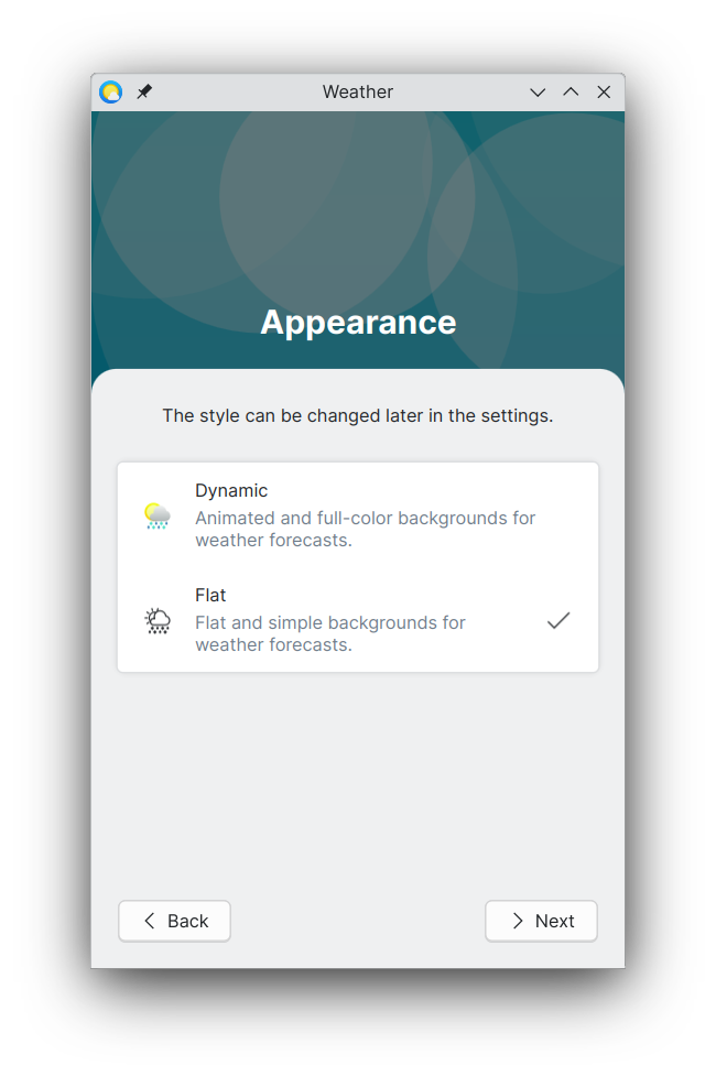 Appearance Setup