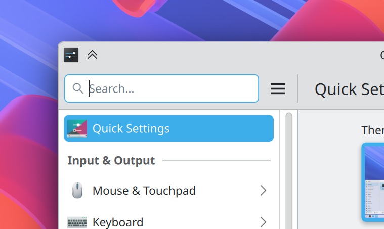 System Settings and with nicer-looking toolbar