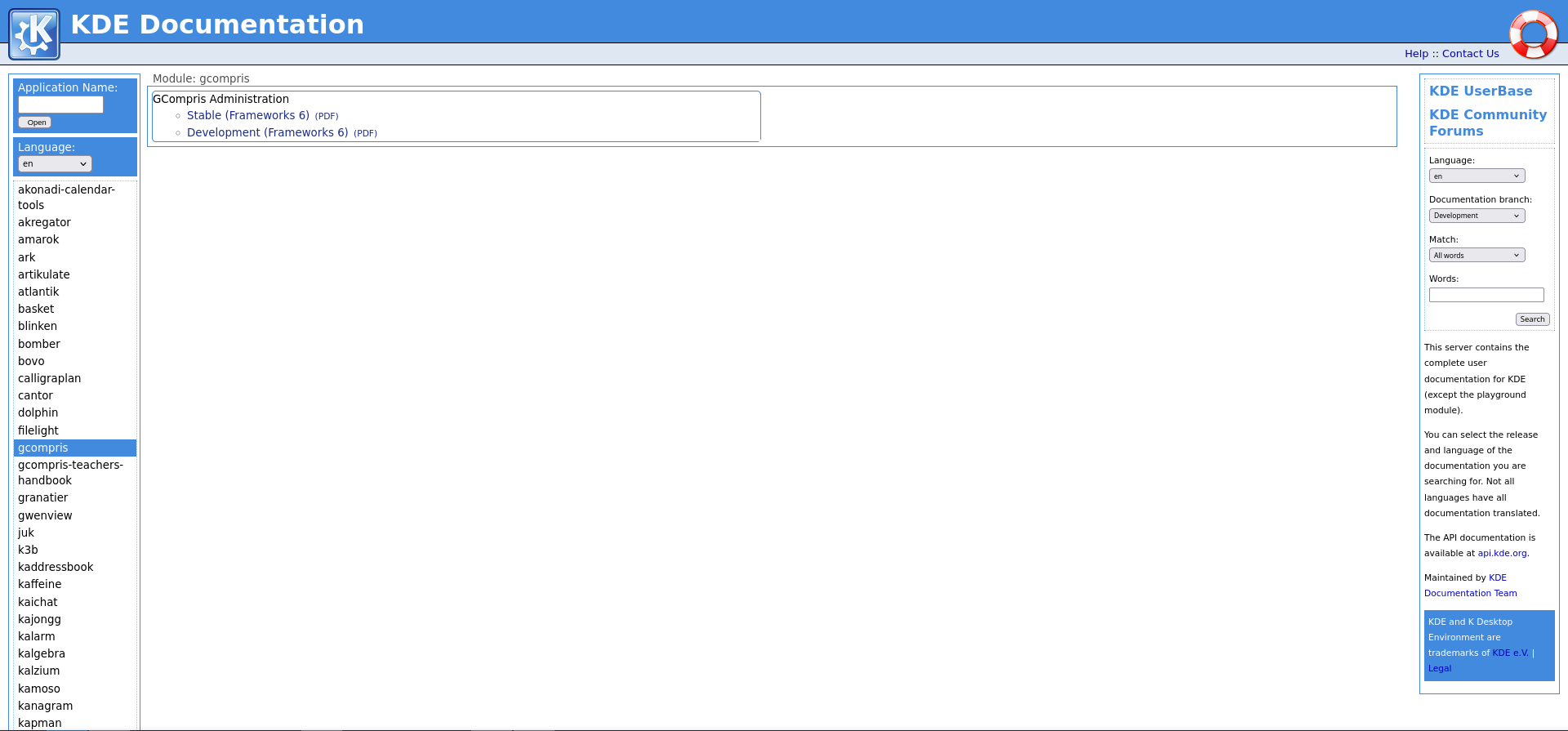 docs.kde.org website up-to-date
