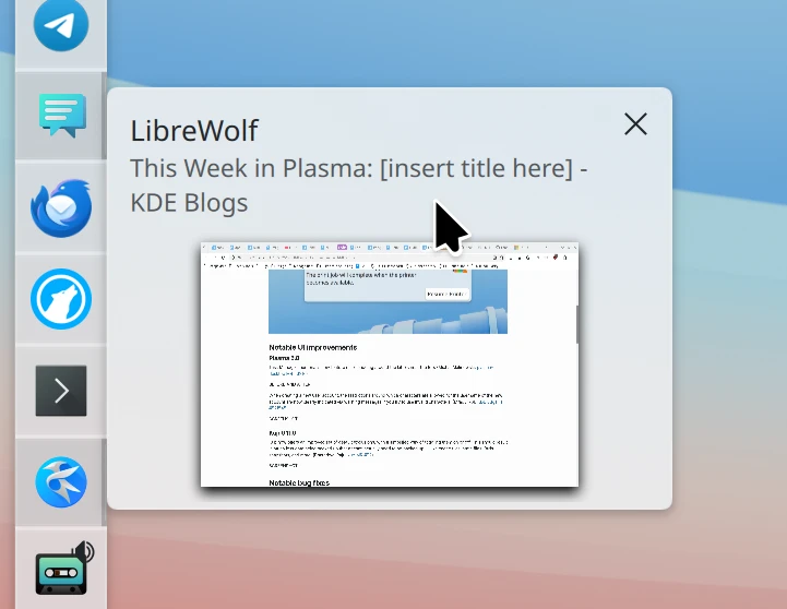 Task Manager tooltip with better padding around the text