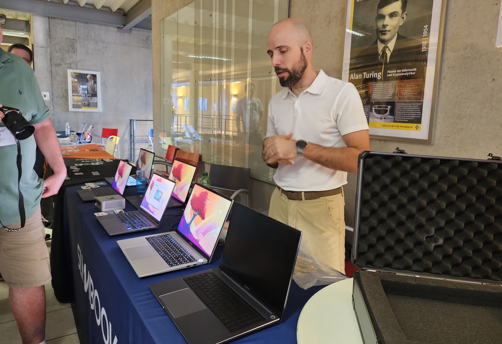 KDE Slimbook VI shortly after the big reveal